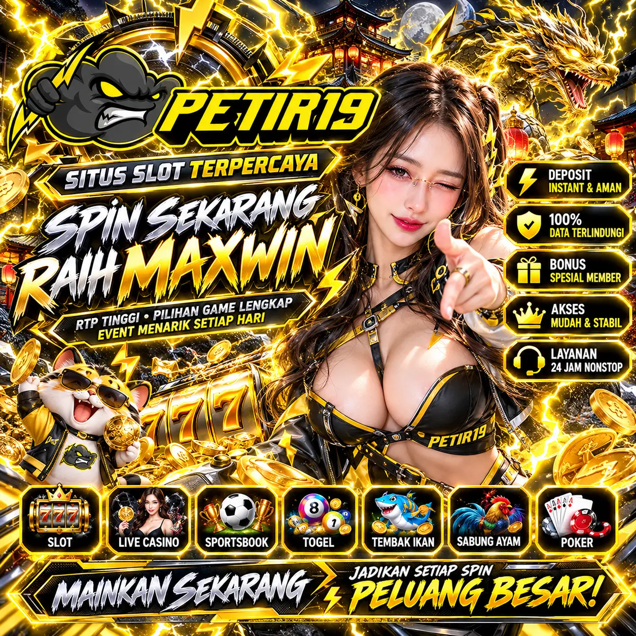 PETIR19: Situs Slot Terpercaya Spin Sekarang Dan Raih Maxwin by Hey siriusly